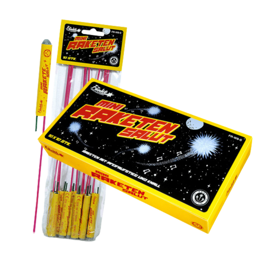 Mini-Raketen Salut