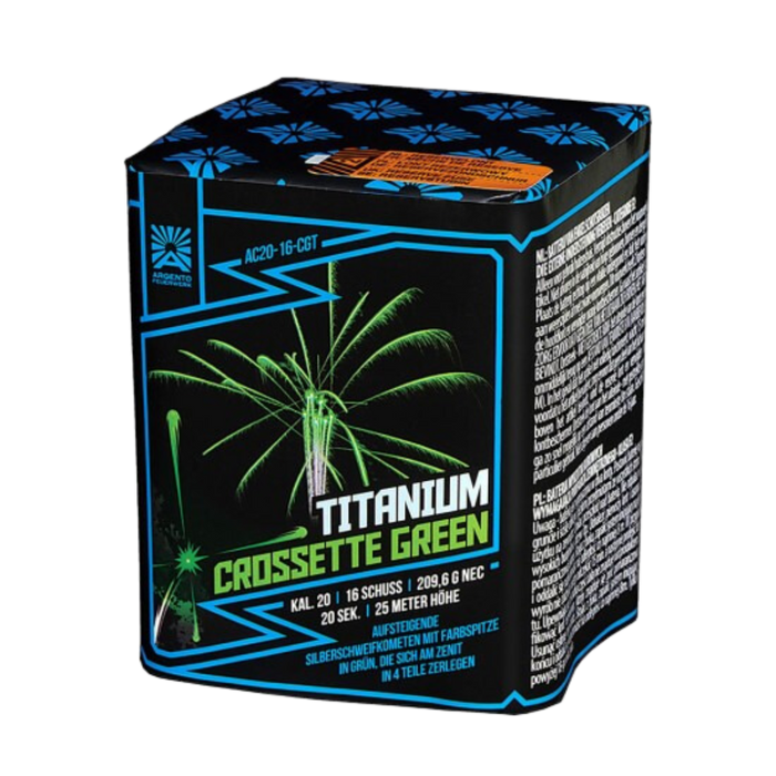 Titanium Crossette Green