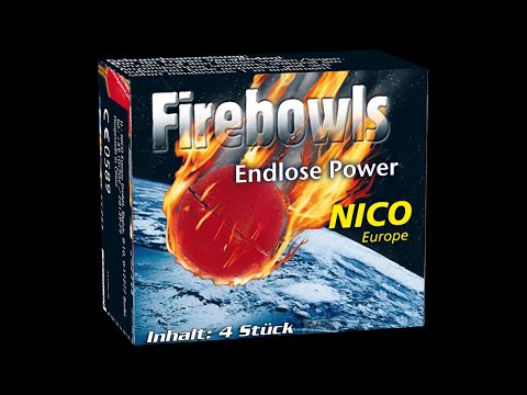 Laden und spielen Sie Video in Galerie -Viewer, Firebowls, 4er-Schtl
