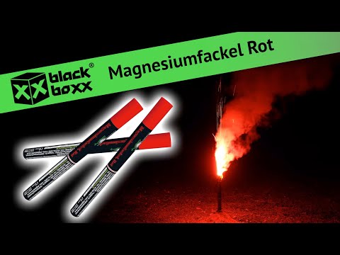 Laden und spielen Sie Video in Galerie -Viewer, Magnesiumfackel Rot

